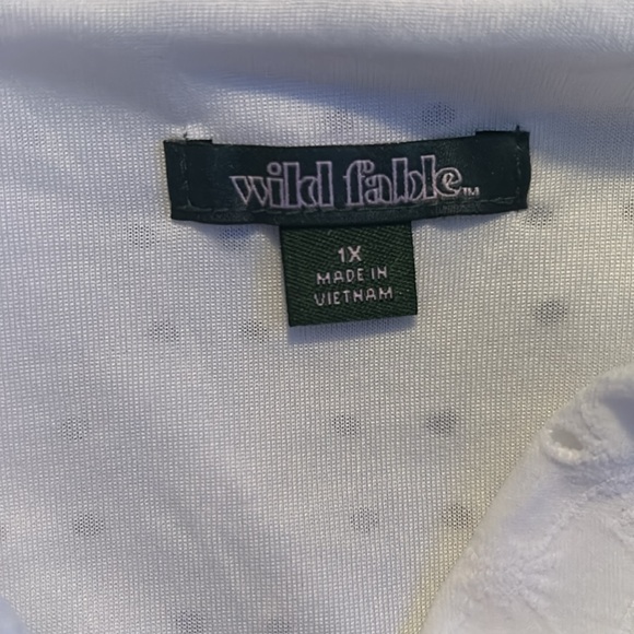 Wild Fable White Sleeveless Triangle Cup Mini Eyelet
Dress - Picture 9 of 13